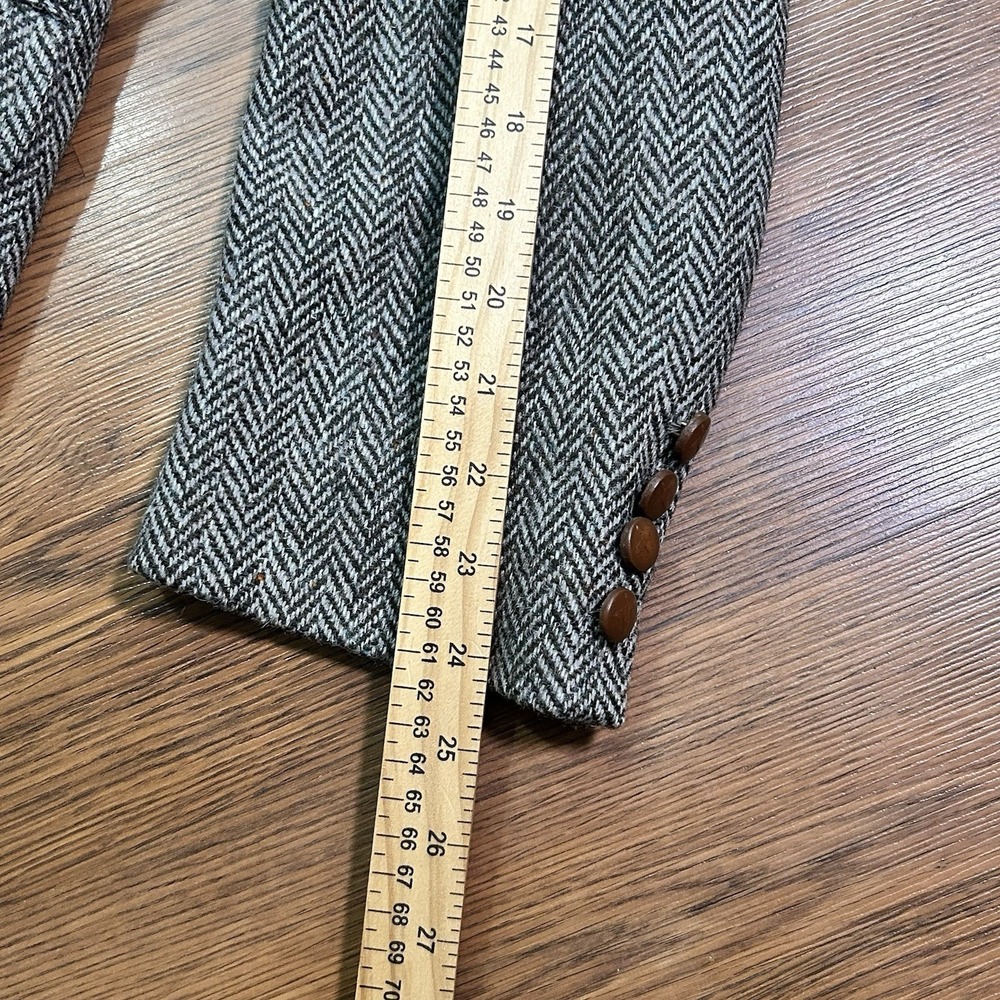 Christopher Dawes Harris Tweed Hunting Shooting Wool Jacket Blazer Mens 42 Reg - Picture 15 of 16
